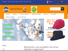 Tablet Screenshot of cappelleriamelegari.com